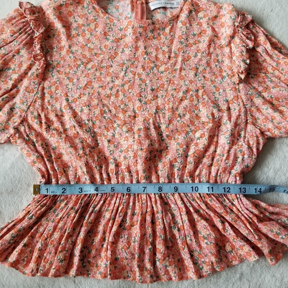DONATED - FAITHFULL THE BRAND Peplum Top - Mathiola Floral - Picture 10 of 10